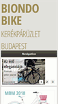 Mobile Screenshot of biondobike.hu